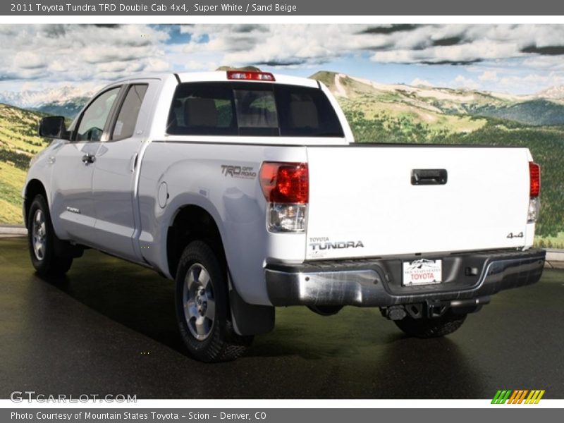 Super White / Sand Beige 2011 Toyota Tundra TRD Double Cab 4x4