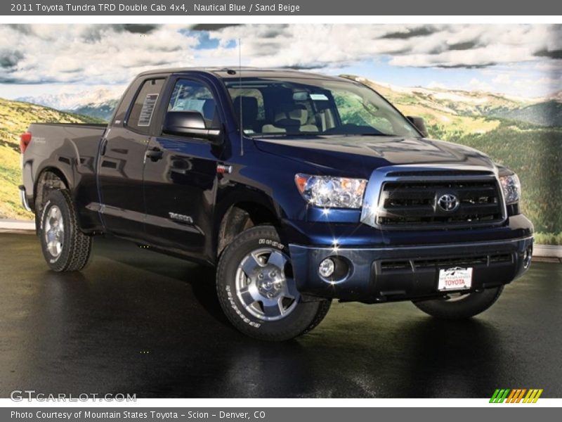 Nautical Blue / Sand Beige 2011 Toyota Tundra TRD Double Cab 4x4