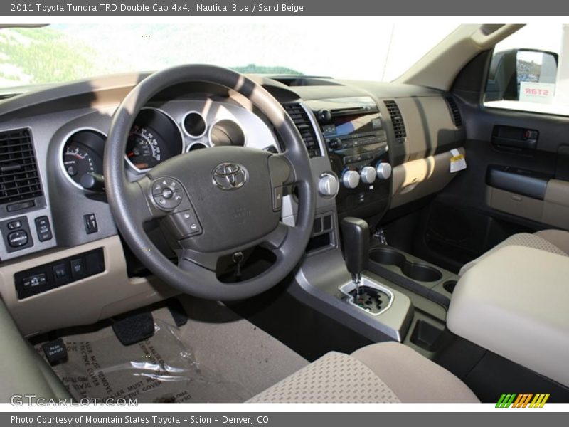  2011 Tundra TRD Double Cab 4x4 Sand Beige Interior