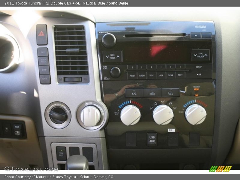 Nautical Blue / Sand Beige 2011 Toyota Tundra TRD Double Cab 4x4
