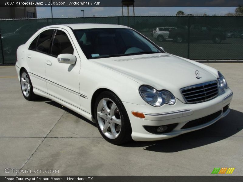 Arctic White / Ash 2007 Mercedes-Benz C 230 Sport