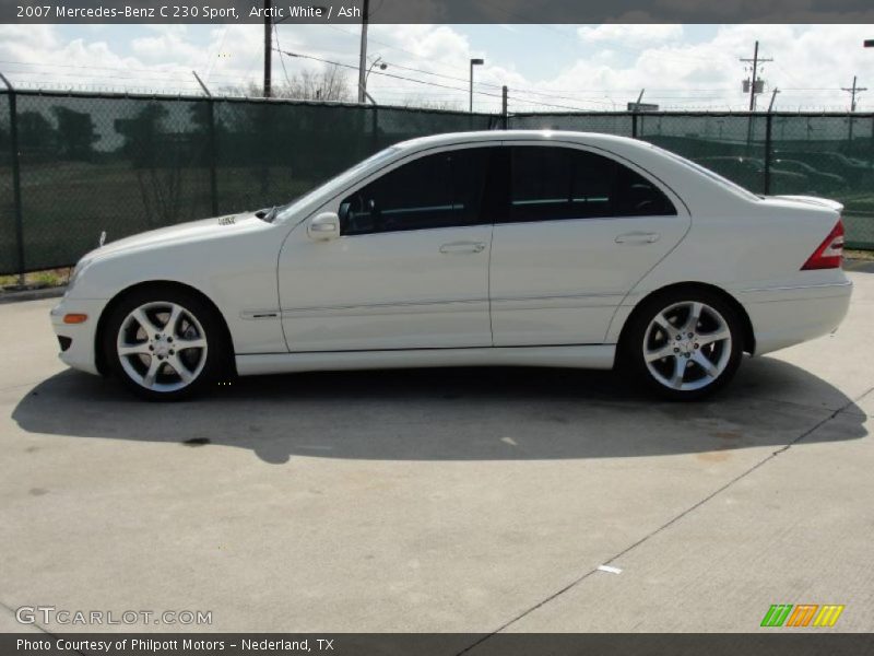Arctic White / Ash 2007 Mercedes-Benz C 230 Sport