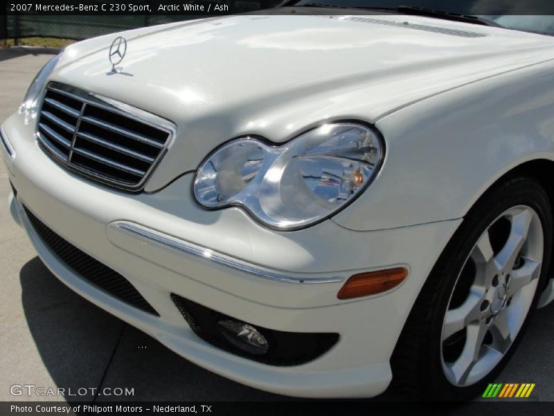 Arctic White / Ash 2007 Mercedes-Benz C 230 Sport