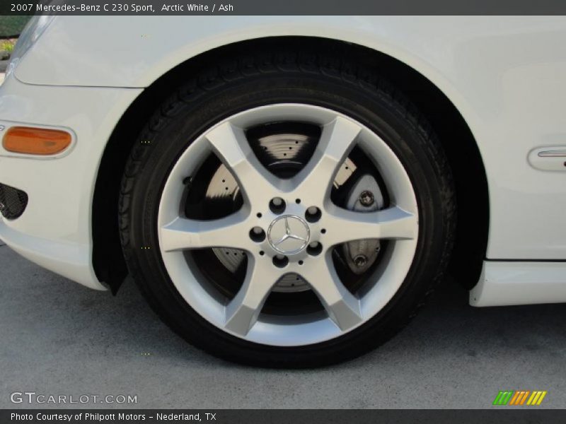 Arctic White / Ash 2007 Mercedes-Benz C 230 Sport