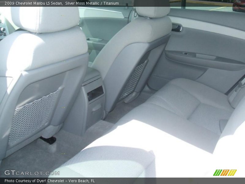 Silver Moss Metallic / Titanium 2009 Chevrolet Malibu LS Sedan