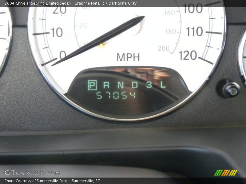 Graphite Metallic / Dark Slate Gray 2004 Chrysler Sebring Limited Sedan