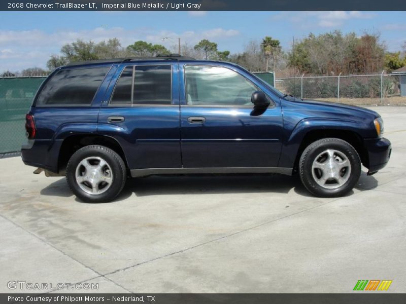 Imperial Blue Metallic / Light Gray 2008 Chevrolet TrailBlazer LT