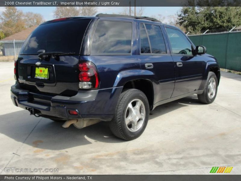 Imperial Blue Metallic / Light Gray 2008 Chevrolet TrailBlazer LT