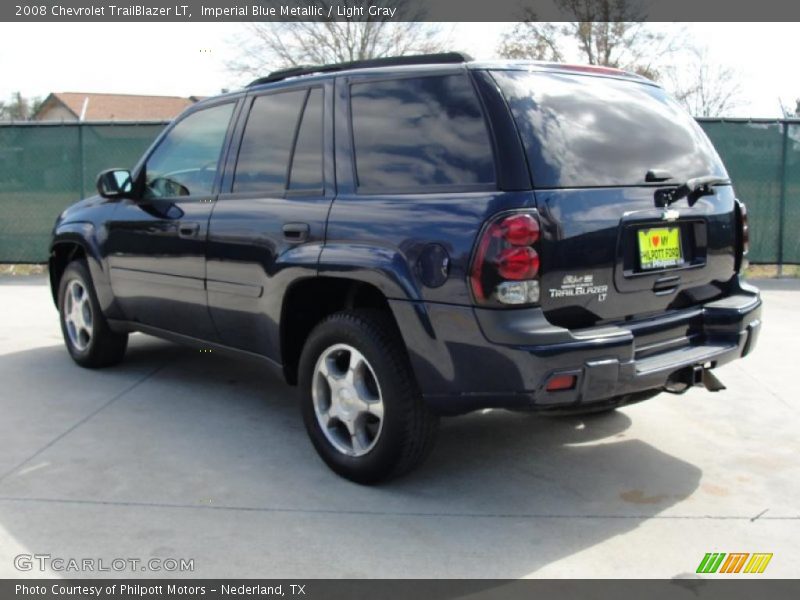 Imperial Blue Metallic / Light Gray 2008 Chevrolet TrailBlazer LT