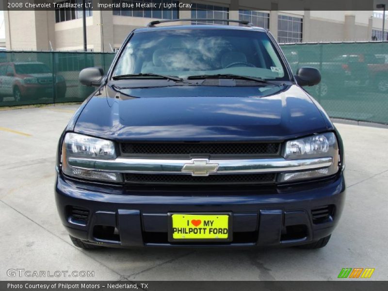 Imperial Blue Metallic / Light Gray 2008 Chevrolet TrailBlazer LT