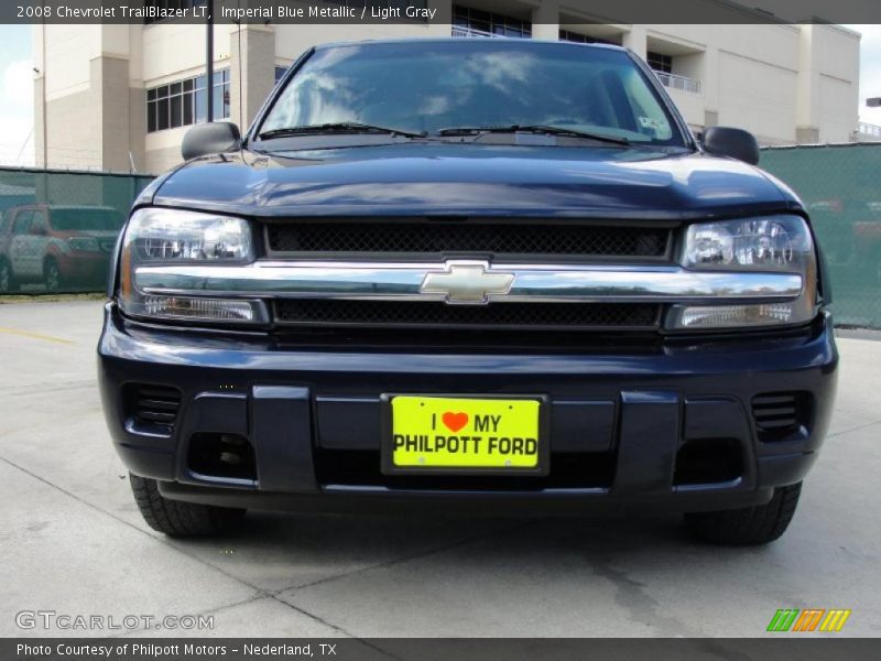 Imperial Blue Metallic / Light Gray 2008 Chevrolet TrailBlazer LT