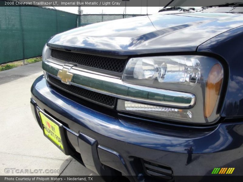 Imperial Blue Metallic / Light Gray 2008 Chevrolet TrailBlazer LT