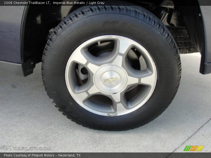 Imperial Blue Metallic / Light Gray 2008 Chevrolet TrailBlazer LT