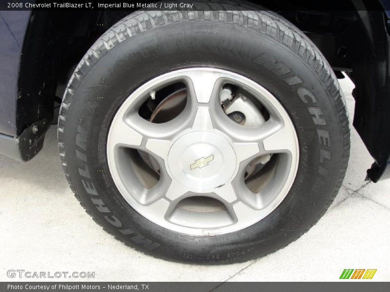 Imperial Blue Metallic / Light Gray 2008 Chevrolet TrailBlazer LT
