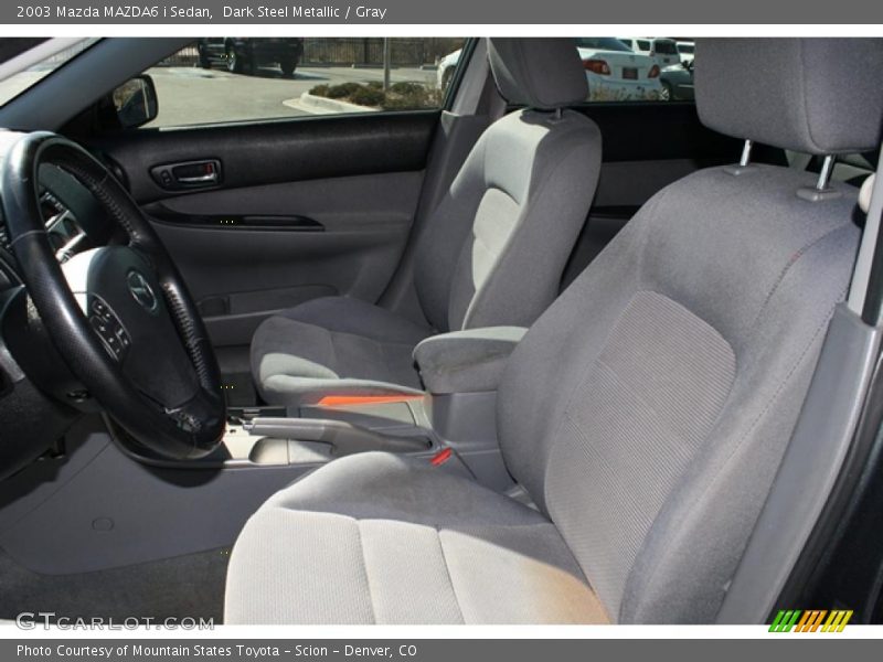 Dark Steel Metallic / Gray 2003 Mazda MAZDA6 i Sedan