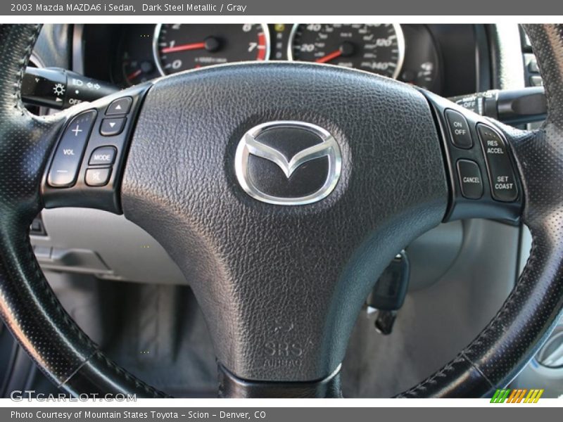 Dark Steel Metallic / Gray 2003 Mazda MAZDA6 i Sedan