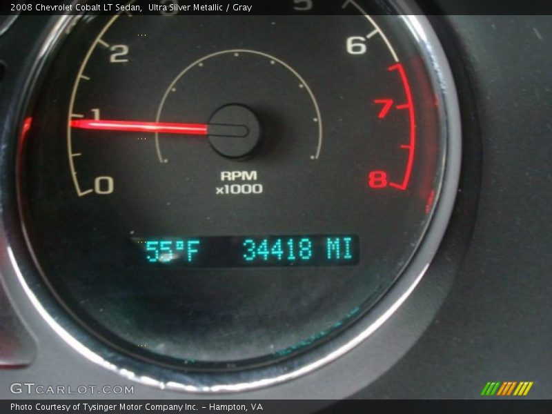 Ultra Silver Metallic / Gray 2008 Chevrolet Cobalt LT Sedan
