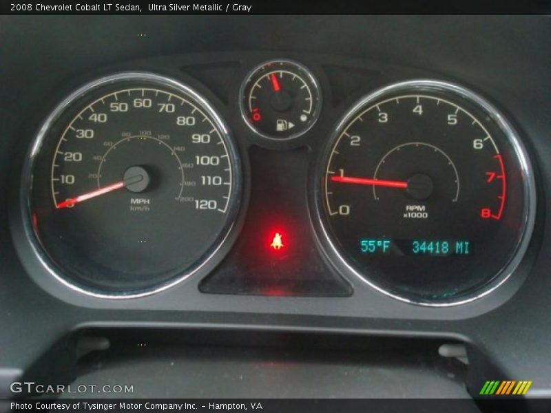 Ultra Silver Metallic / Gray 2008 Chevrolet Cobalt LT Sedan