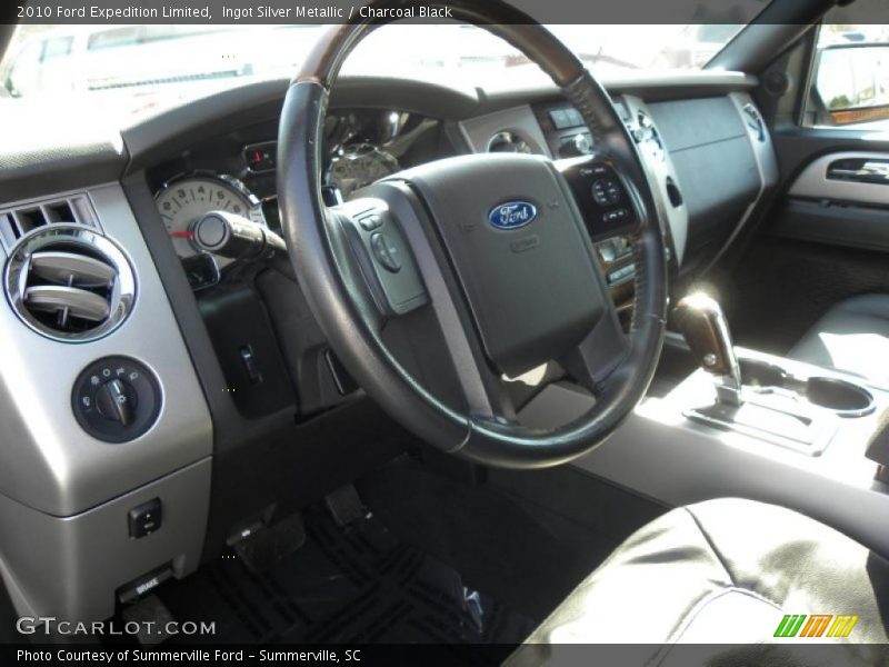 Ingot Silver Metallic / Charcoal Black 2010 Ford Expedition Limited