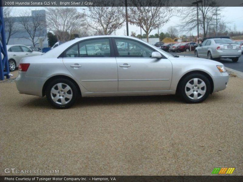 Bright Silver / Gray 2008 Hyundai Sonata GLS V6