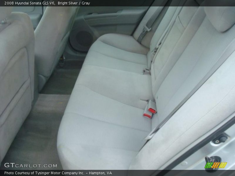 Bright Silver / Gray 2008 Hyundai Sonata GLS V6