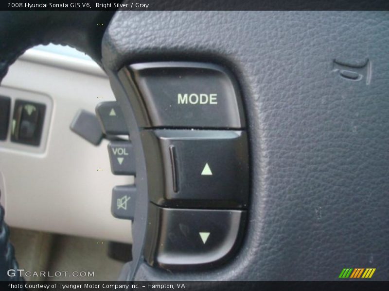 Bright Silver / Gray 2008 Hyundai Sonata GLS V6