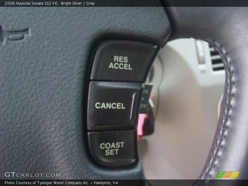 Bright Silver / Gray 2008 Hyundai Sonata GLS V6