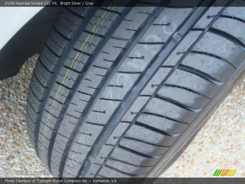 Bright Silver / Gray 2008 Hyundai Sonata GLS V6