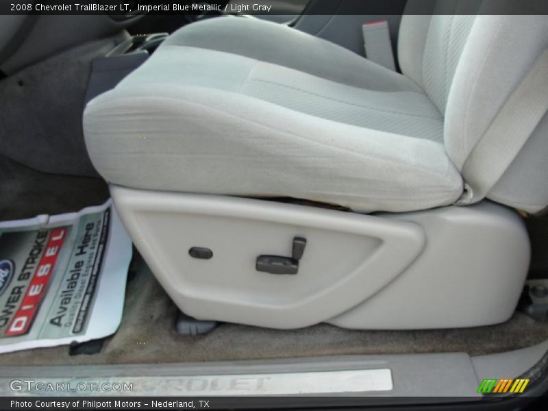 Imperial Blue Metallic / Light Gray 2008 Chevrolet TrailBlazer LT