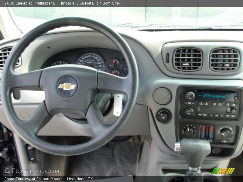 Imperial Blue Metallic / Light Gray 2008 Chevrolet TrailBlazer LT