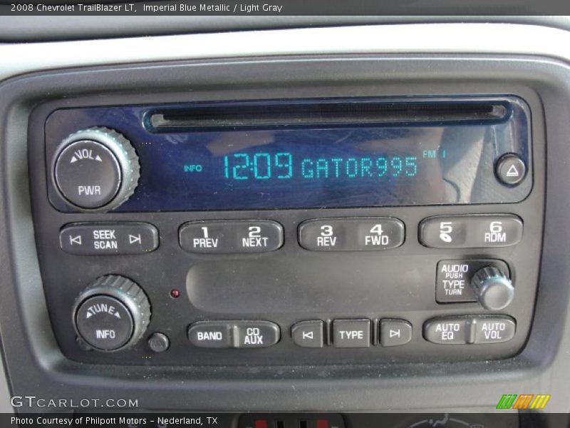 Imperial Blue Metallic / Light Gray 2008 Chevrolet TrailBlazer LT
