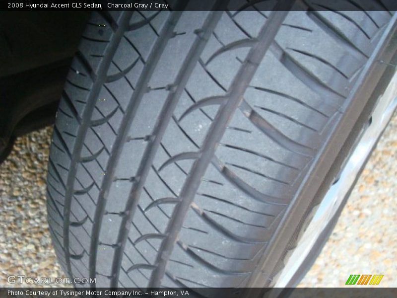 Charcoal Gray / Gray 2008 Hyundai Accent GLS Sedan