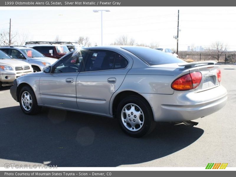 Silver Mist Metallic / Pewter Gray 1999 Oldsmobile Alero GL Sedan