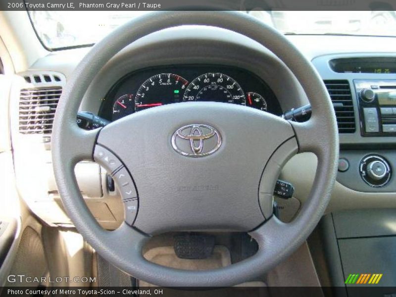 Phantom Gray Pearl / Taupe 2006 Toyota Camry LE