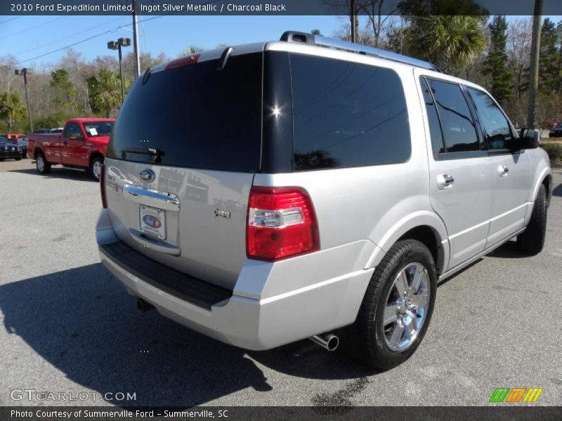 Ingot Silver Metallic / Charcoal Black 2010 Ford Expedition Limited