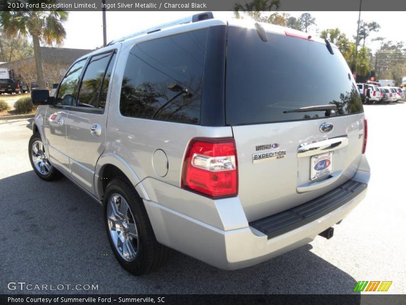 Ingot Silver Metallic / Charcoal Black 2010 Ford Expedition Limited
