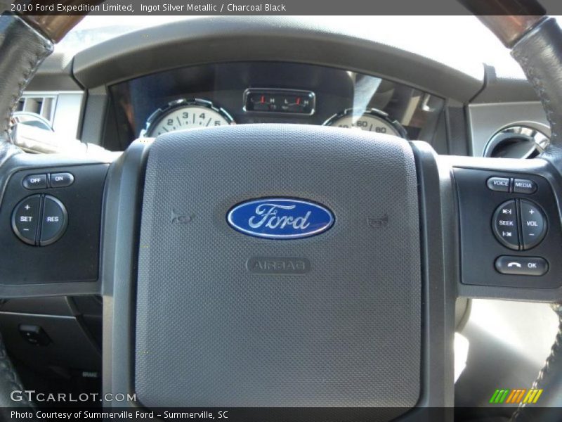Ingot Silver Metallic / Charcoal Black 2010 Ford Expedition Limited