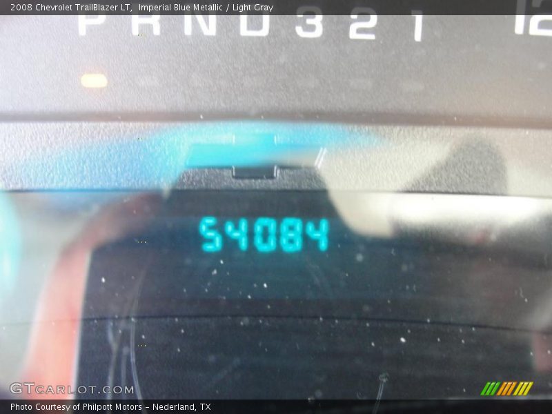Imperial Blue Metallic / Light Gray 2008 Chevrolet TrailBlazer LT