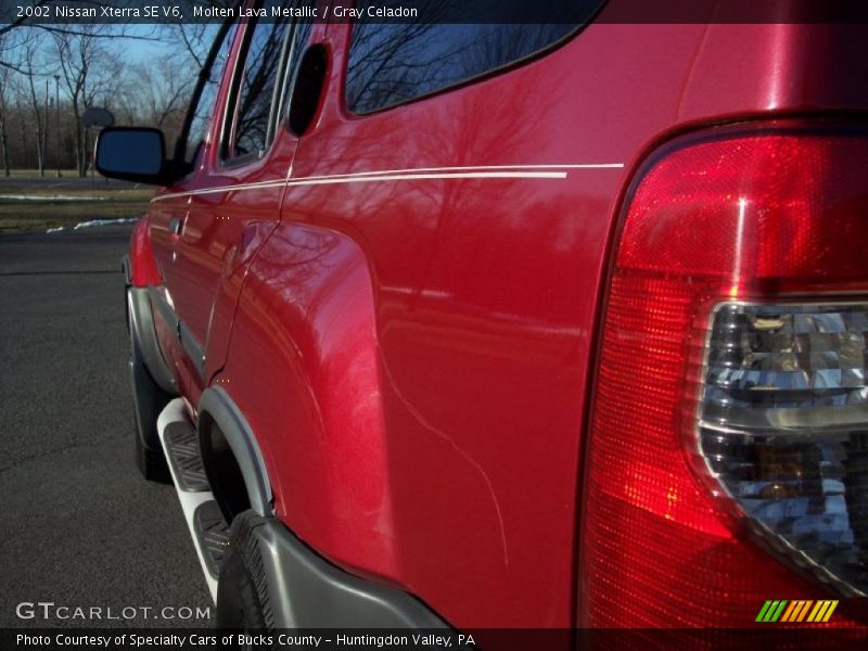 Molten Lava Metallic / Gray Celadon 2002 Nissan Xterra SE V6