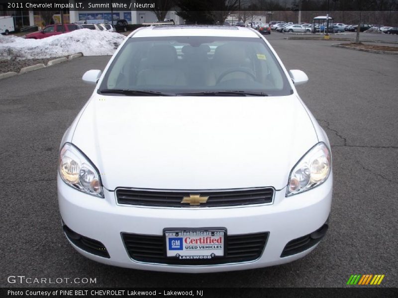 Summit White / Neutral 2011 Chevrolet Impala LT