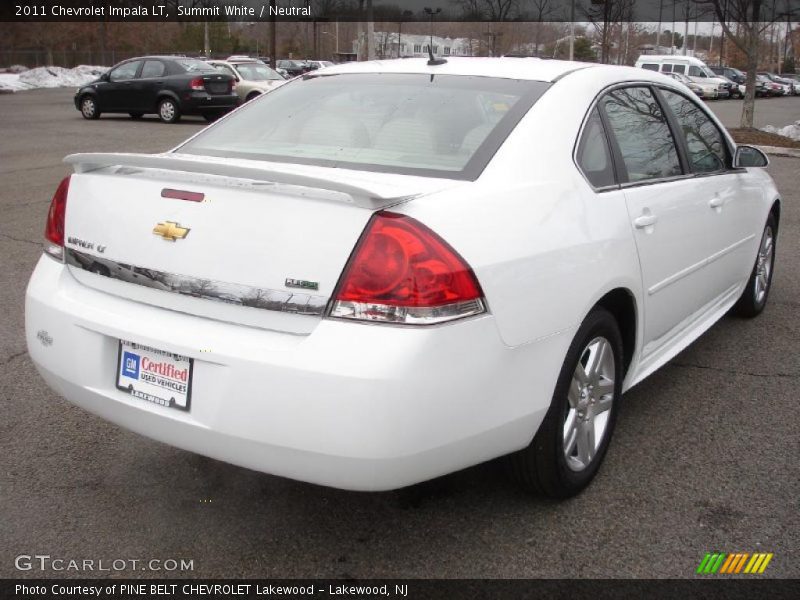 Summit White / Neutral 2011 Chevrolet Impala LT