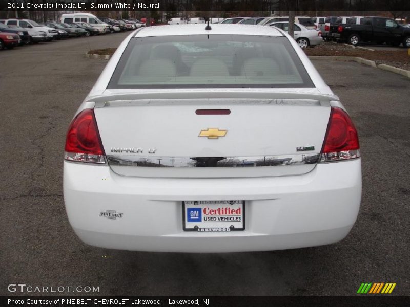 Summit White / Neutral 2011 Chevrolet Impala LT