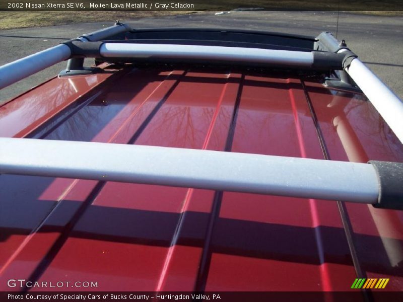 Molten Lava Metallic / Gray Celadon 2002 Nissan Xterra SE V6