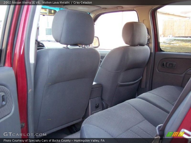Molten Lava Metallic / Gray Celadon 2002 Nissan Xterra SE V6