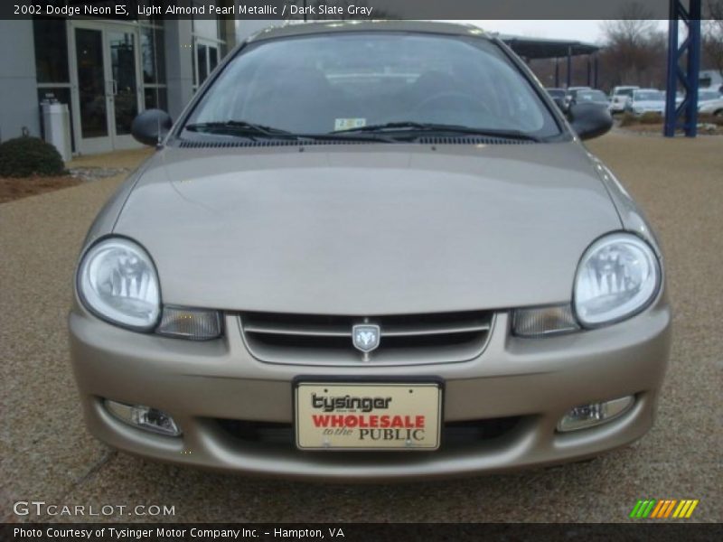 Light Almond Pearl Metallic / Dark Slate Gray 2002 Dodge Neon ES