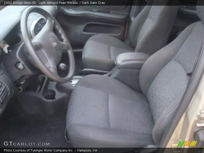 Light Almond Pearl Metallic / Dark Slate Gray 2002 Dodge Neon ES