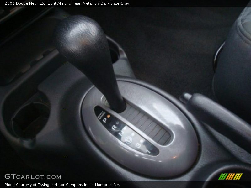 Light Almond Pearl Metallic / Dark Slate Gray 2002 Dodge Neon ES