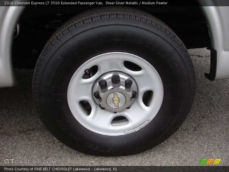  2010 Express LT 3500 Extended Passenger Van Wheel