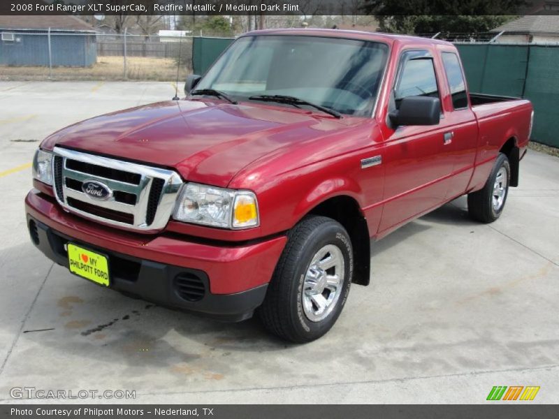 Front 3/4 View of 2008 Ranger XLT SuperCab