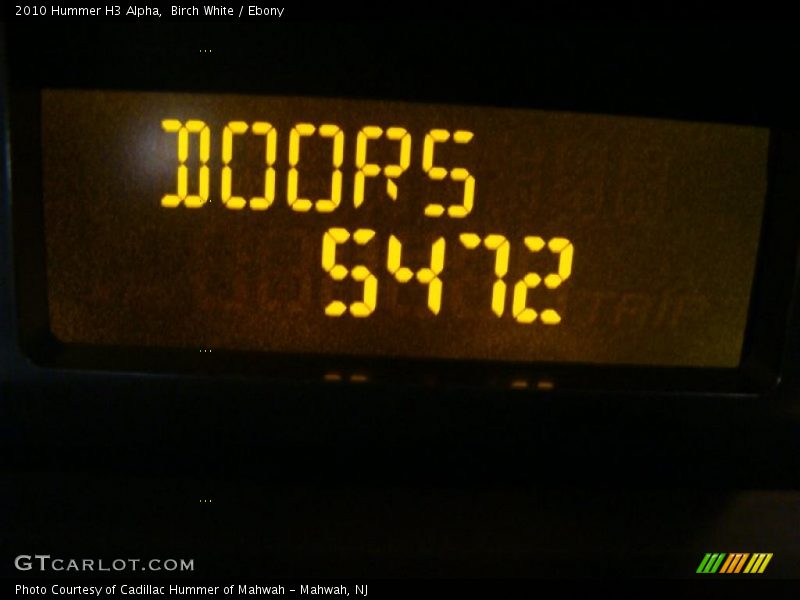 Birch White / Ebony 2010 Hummer H3 Alpha